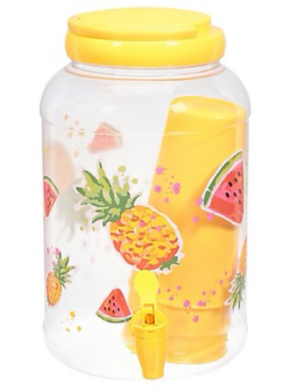 Yellow Pineapple & Watermelon Beverage Dispenser